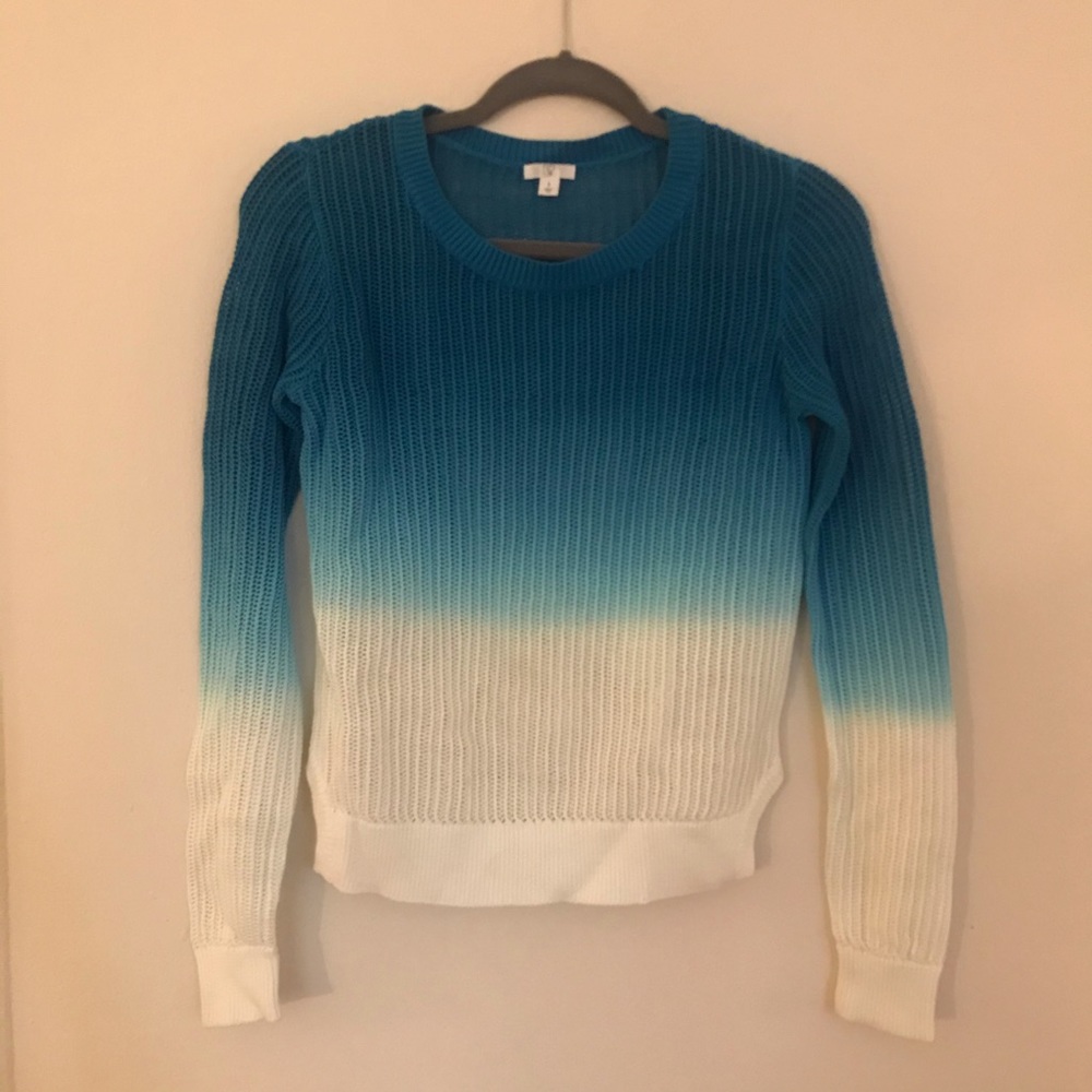 Blue Ombré Sweater
